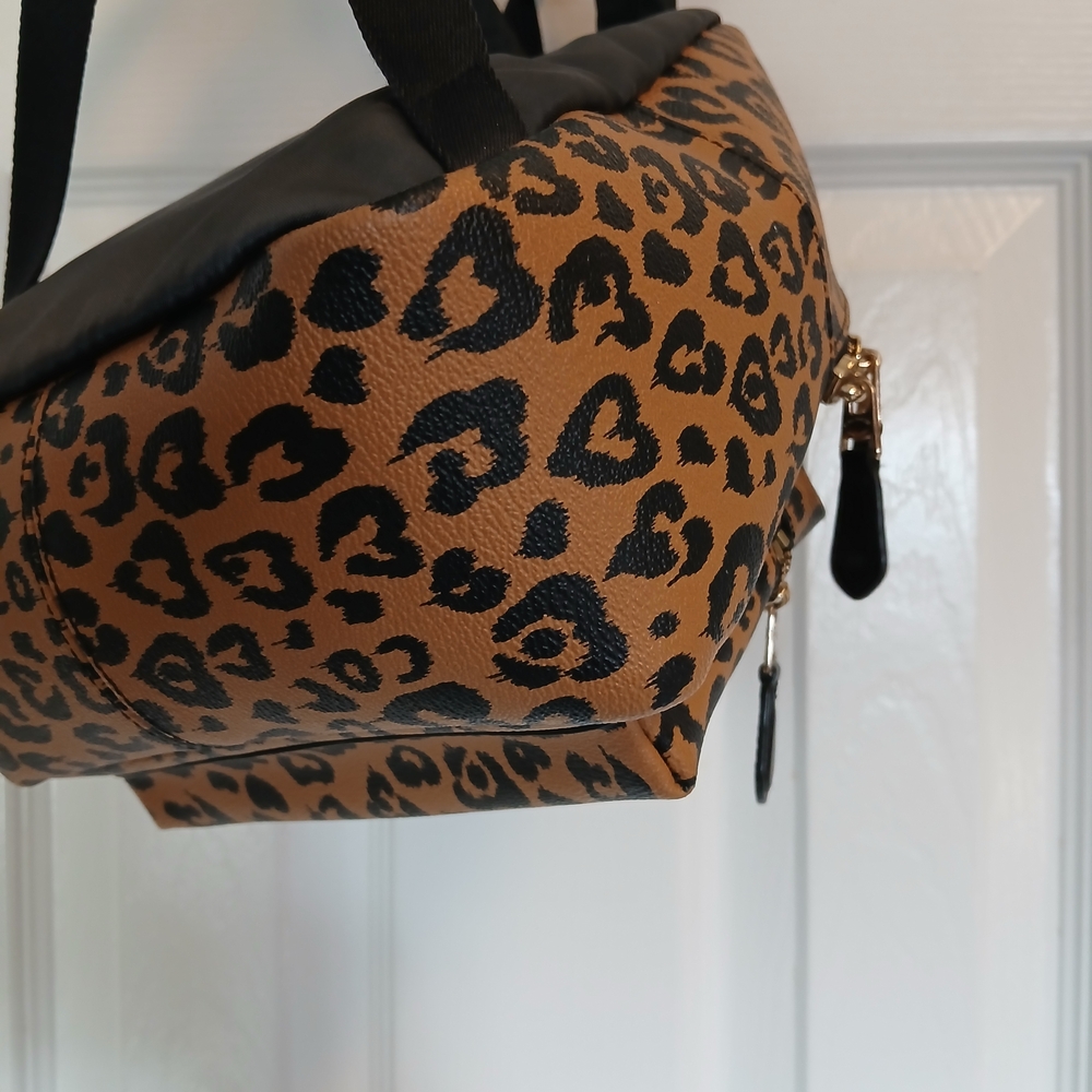 Coach Mini Charlie Cheetah Print Tan and Black C Bag - Picture 7 of 8
